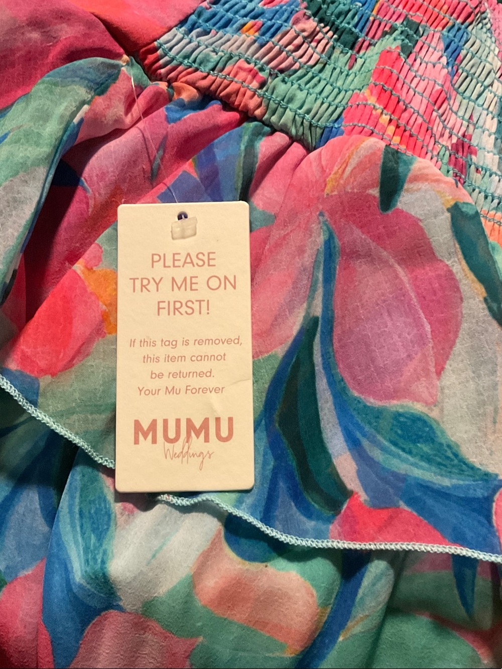 NEW Show Me Your Mumu Reese Ruffle Midi Dress in Hibiscus Punch XL - Picture 5 of 7